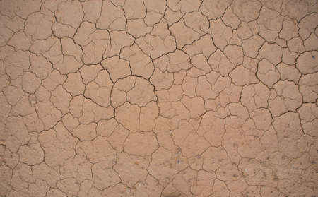 Dry Cracked soil ground