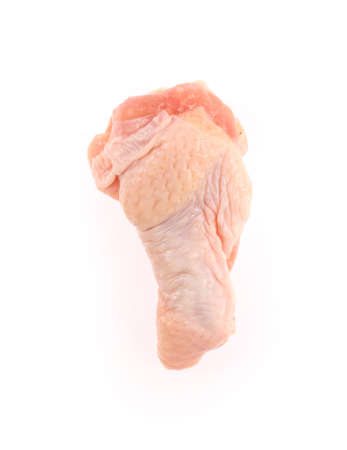 Chicken leg isolated on white background.の写真素材
