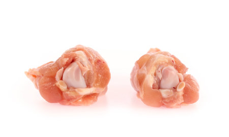 Chicken legs isolated on white background.の写真素材