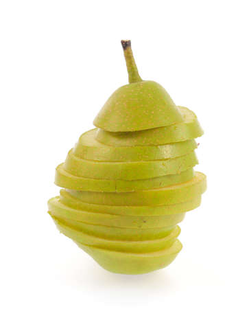 Pear isolated on white backgroundの写真素材