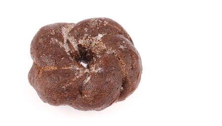 Donut chocolate isolated on white background