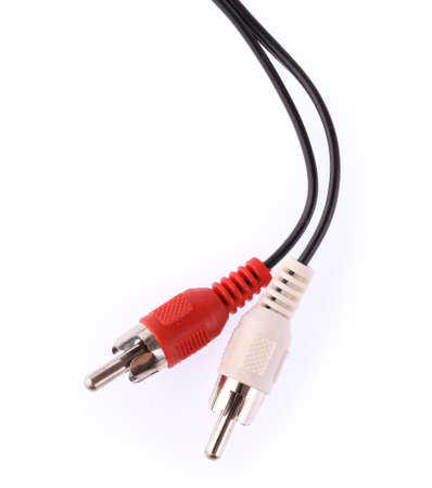 jack plug isolated on a white background.