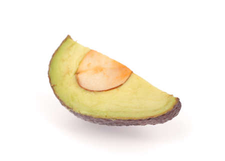avocado isolated on white background
