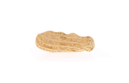 boiled peanuts isolated on white background