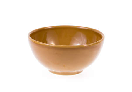 ceramic bowl isolated on the white backgroundの写真素材