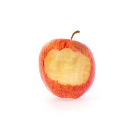 red apple, isolated on a white background