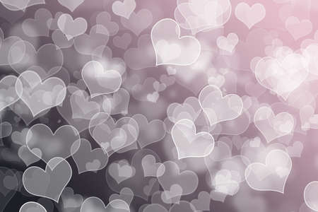 Abstract multicolored elegant background with glitter and heartの写真素材