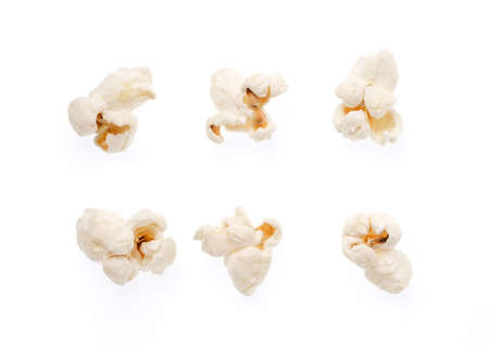 collection Pop corn isolated on white background.の写真素材