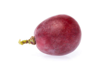 Ripe grape isolated on white backgroundの写真素材