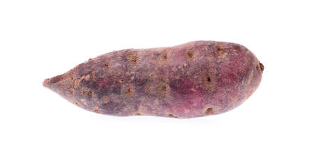 Sweet Potatoes isolated on white backgroundの写真素材
