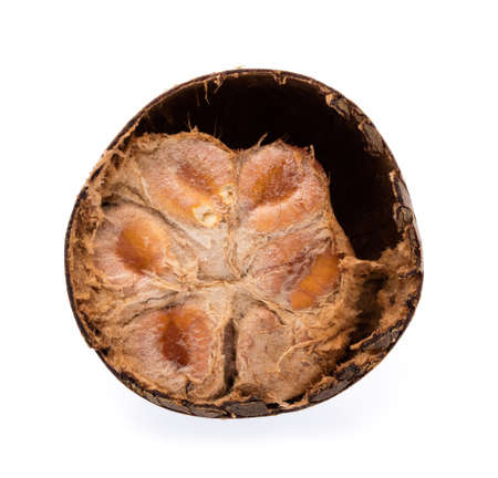 arhat fruit isolated on white background
