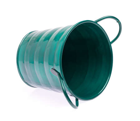 bucket isolated on white backgroundの写真素材
