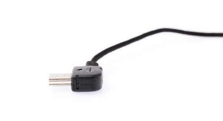 Adapter micro-jack to micro USB isolated on white background