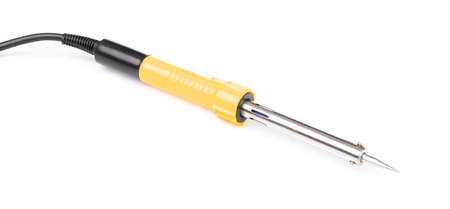 Soldering iron isolated on white background.