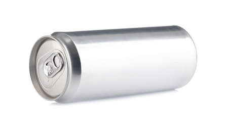 metal can isolated on white background
