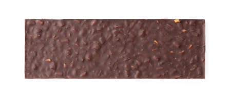 chocolate bars isolated on white background
