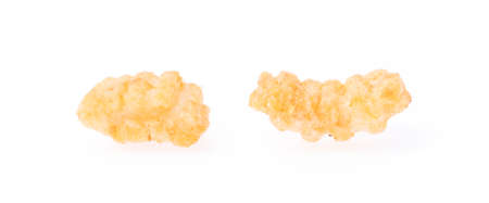 snacks corn crispy isolated on a white backgroundの写真素材