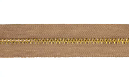 zipper isolated on white background