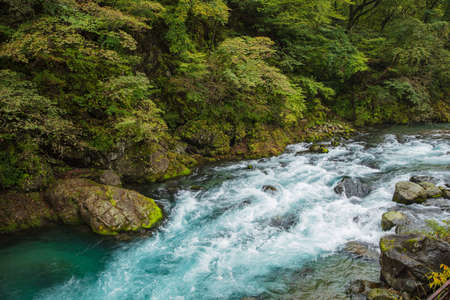 daiya river in nikko national park