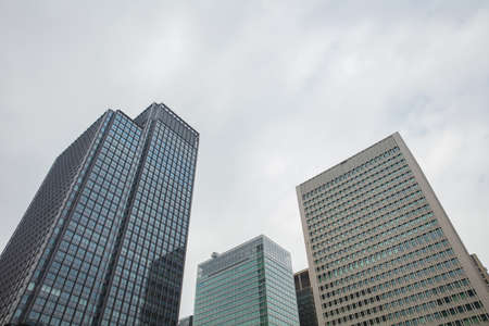 Modern Office Buildings in city