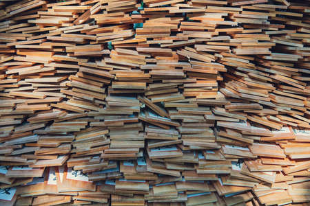 Close-up pile of wood