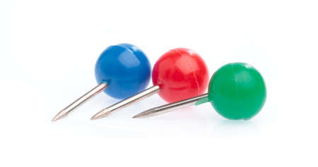 push pin isolated on white background.