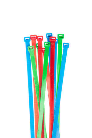 cable ties isolated on white background