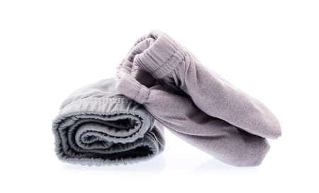 Male underpants isolated on white background.の写真素材