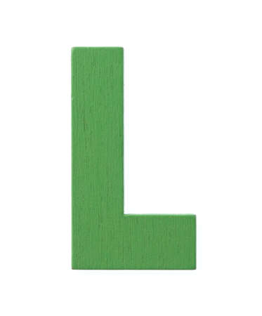 Alphabet wood of texture tree isolated on white backgroundの写真素材