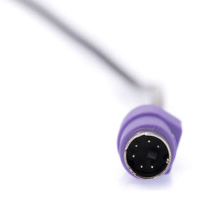 cable for keyboard isolated on white background