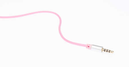 accessory of earphone audio isolated on a white background