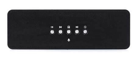 Black speakers isolated on a white background