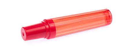 perfume bottle isolated on white backgroundの写真素材