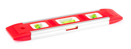 spirit level isolated on white background