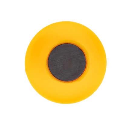 Round Plastic Magnet isolated on white background