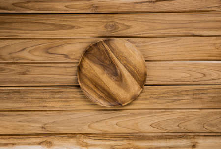 Close Up of dish on pale table wood backgroundの写真素材