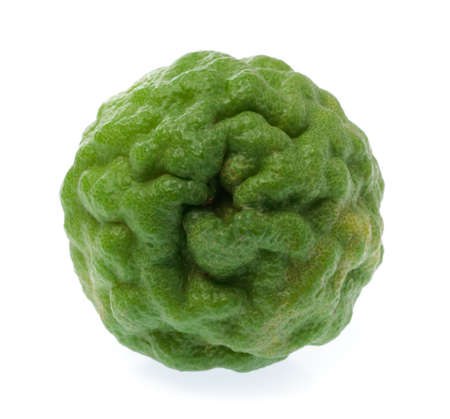Bergamot fruit isolated on white background