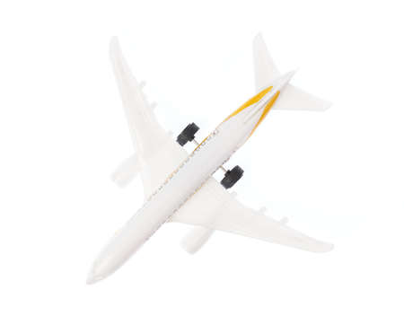 airplane isolated on white backgroundの写真素材