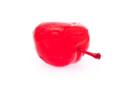 cherry dried isolated on a white backgroundの写真素材