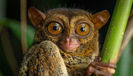 Tarsier high-resolution creative and visually stunning artwork.の素材