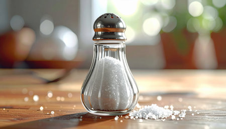 salt shaker captivating high-resolution composition with artistic touch.の素材