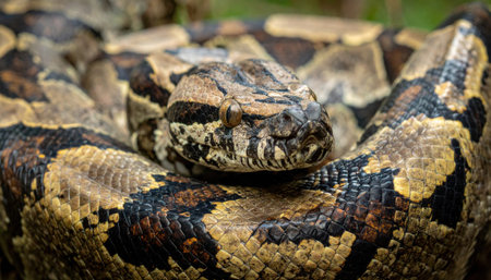 Boa Constrictor beautiful and imaginative composition with rich detail.の素材