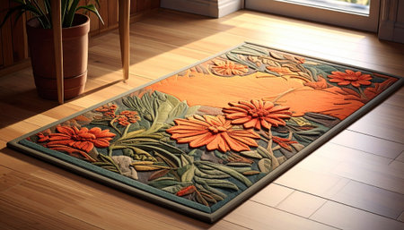 floor mat elegant and inspiring image with refined design.の素材