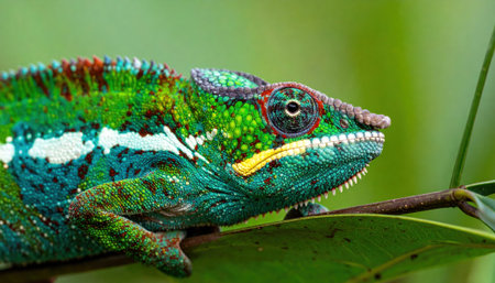 Chameleon  beautiful and imaginative composition with rich detail.の素材