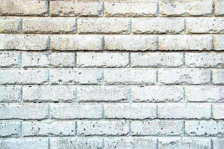 Background - Aged White Painted Brick Wall