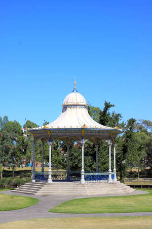 Elder Park Rotunda along the River Torrens, Adelaide, Australia.  Heritage Victorian Architecture (1882)の写真素材