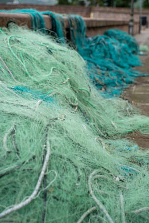 fishing net greenの写真素材