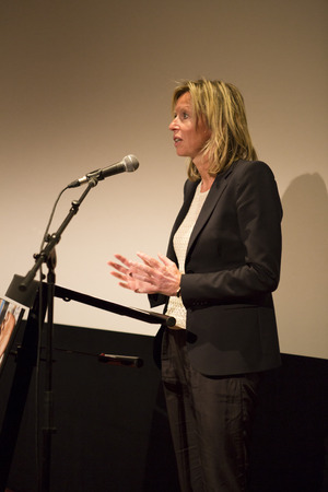 Amsterdam, The Netherlands - August 14 2014: during the opening evening of the World Cinema Amsterdam festival, a world film festival held from 14 to 24/08/2014のeditorial素材