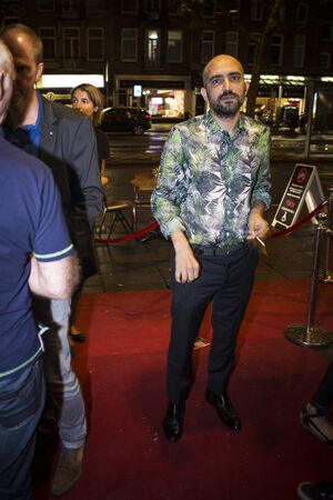 Amsterdam, The Netherlands - August 14 2014: during the opening evening of the World Cinema Amsterdam festival, a world film festival held from 14 to 24/08/2014のeditorial素材