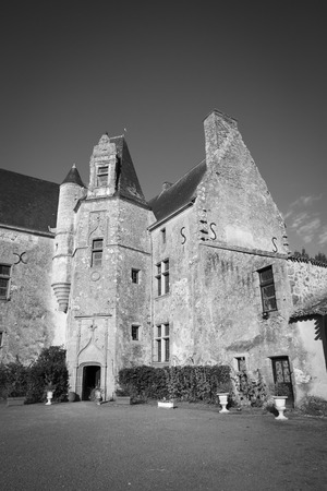 Old medieval small castle, Vermette, Franceのeditorial素材